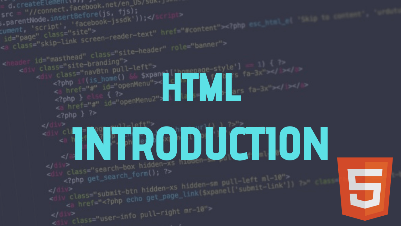 HTML5 - Basics to Advanced